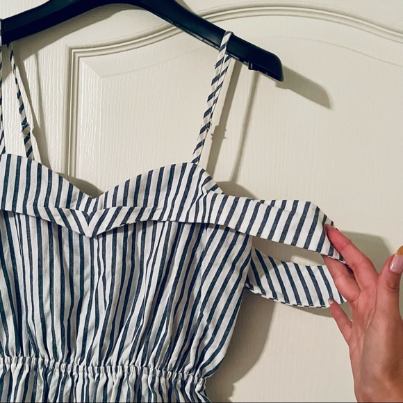 LF SEEK The Label Striped Romper, Size M - Picture 2 of 6